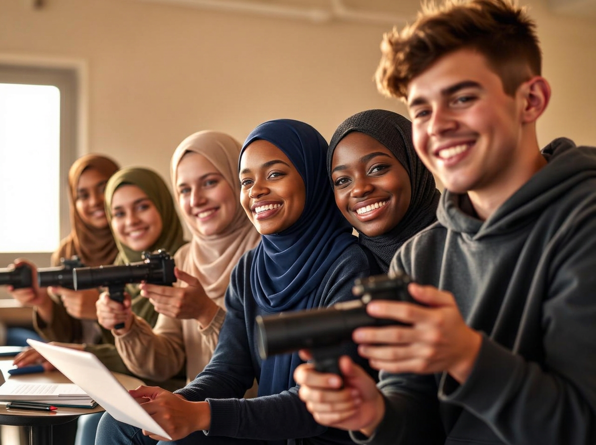 کارگاه مهارتآموزی با حضور شرکتکنندگان با حجاب